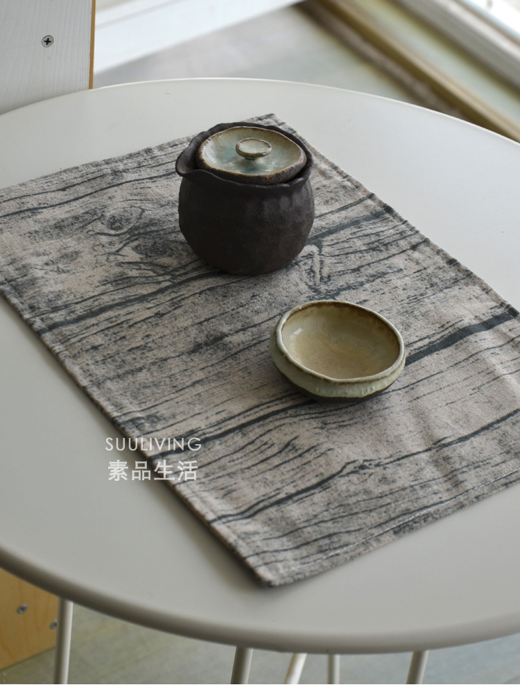 複古鄕村做舊木紋板佈藝西餐墊磐墊蓋佈餐巾裝飾美食拍攝背景佈料