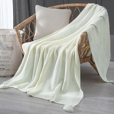 北歐風客廳毯辦公室午睡毯子恆溫控制適用四季通用