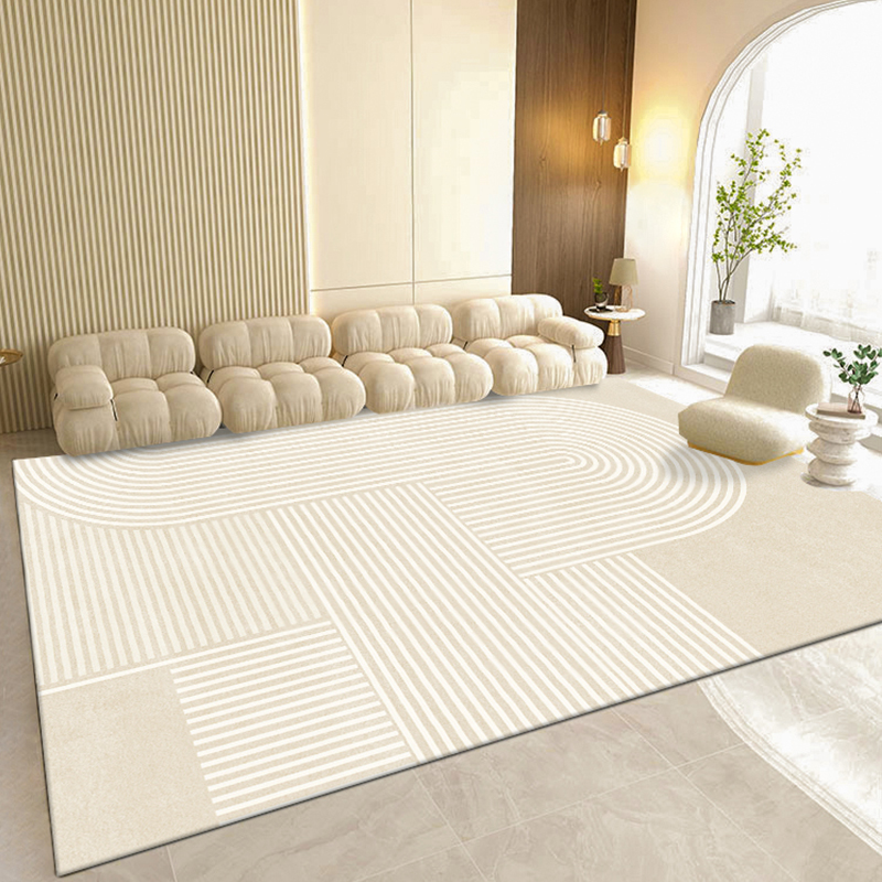 北歐風格輕奢沙發茶几毯簡約床邊毯臥室客廳地毯