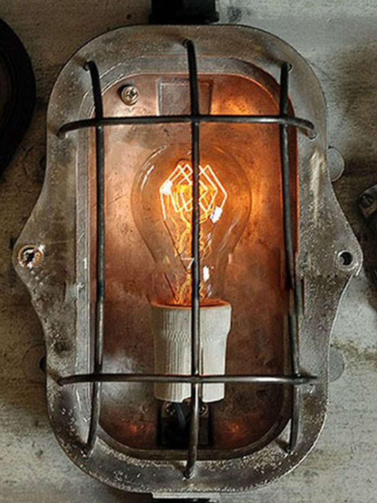 複古美式工業風格壁燈吸頂燈創意戶外過道壁燈別墅防爆店內裝玻璃