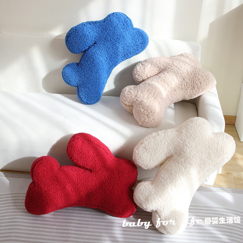 韓式棉絨抱枕舒適午睡靠墊裝飾客廳沙發臥室兒童房