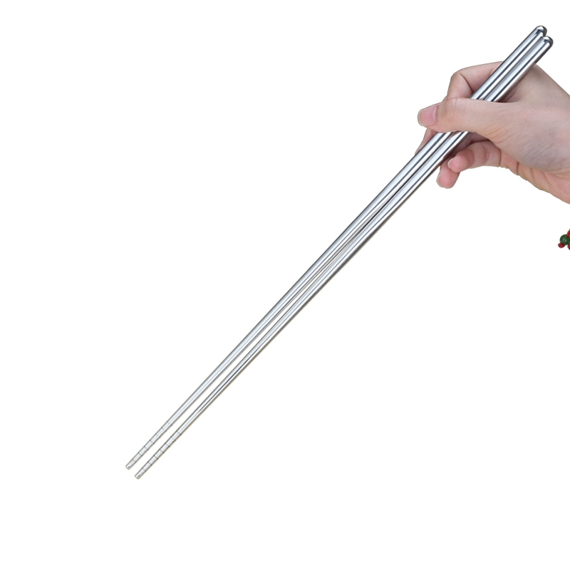 防燙防滑36公分不鏽鋼筷子 筷子組五雙裝 締尚純色雙數
