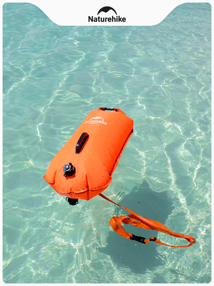 naturehike挪客 遊泳雙氣囊充氣防水袋包 海邊浮潛沙灘漂流袋浮漂