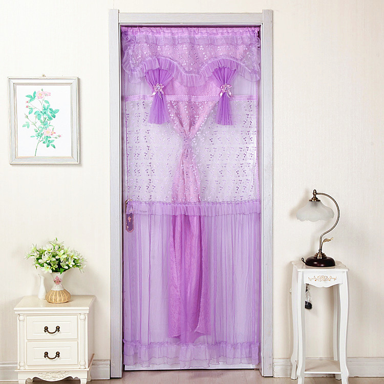 夏季防蚊蠅魔術貼紗門簾 加密透明紗窗紗網 臥室衛生間隔斷裝飾