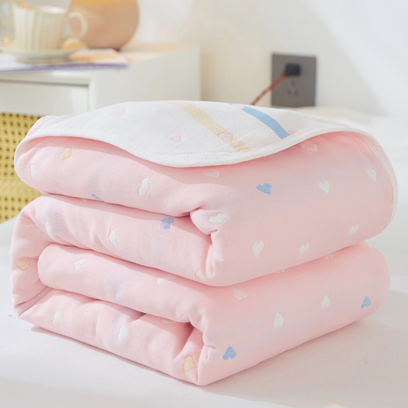六層紗布毛巾被純棉全棉毛巾毯子單雙人夏涼被嬰幼兒午睡空調蓋毯