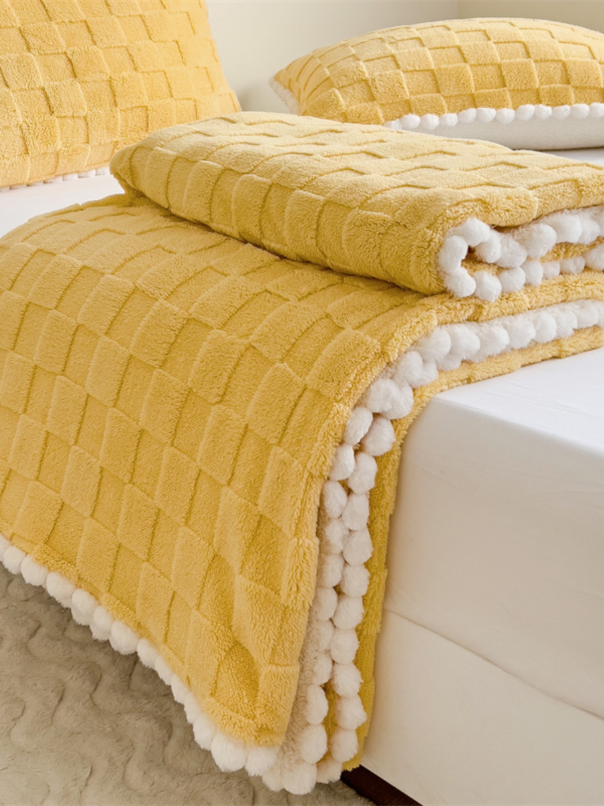 塔芙絨加厚保暖毛毯 沙發蓋毯 羊羔絨四季空調毯