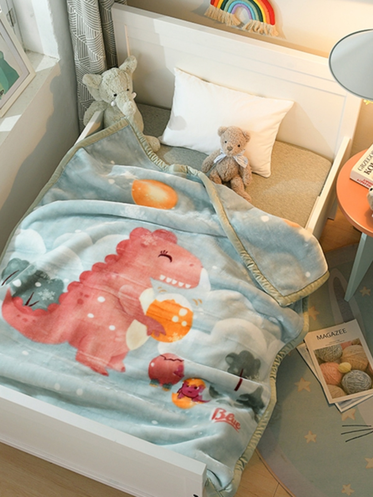 溫暖又可愛的卡通加厚牛奶絨兒童毛毯為您的孩子營造溫馨的睡眠環境