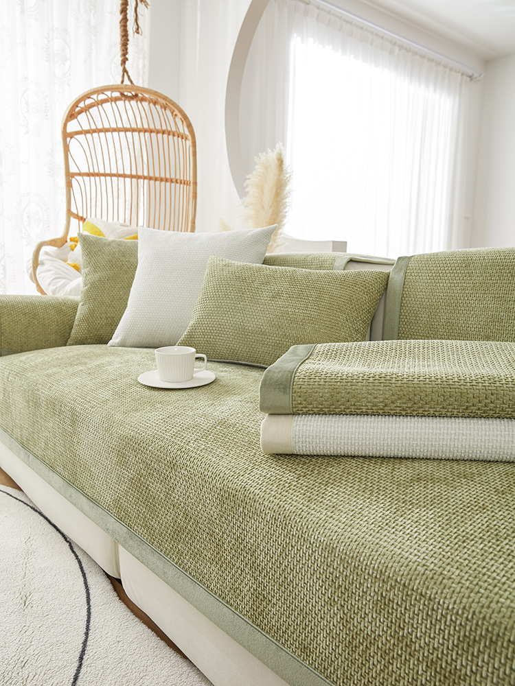 溫暖舒適冬季毛絨沙發墊 四季通用沙發套罩 簡約現代坐墊