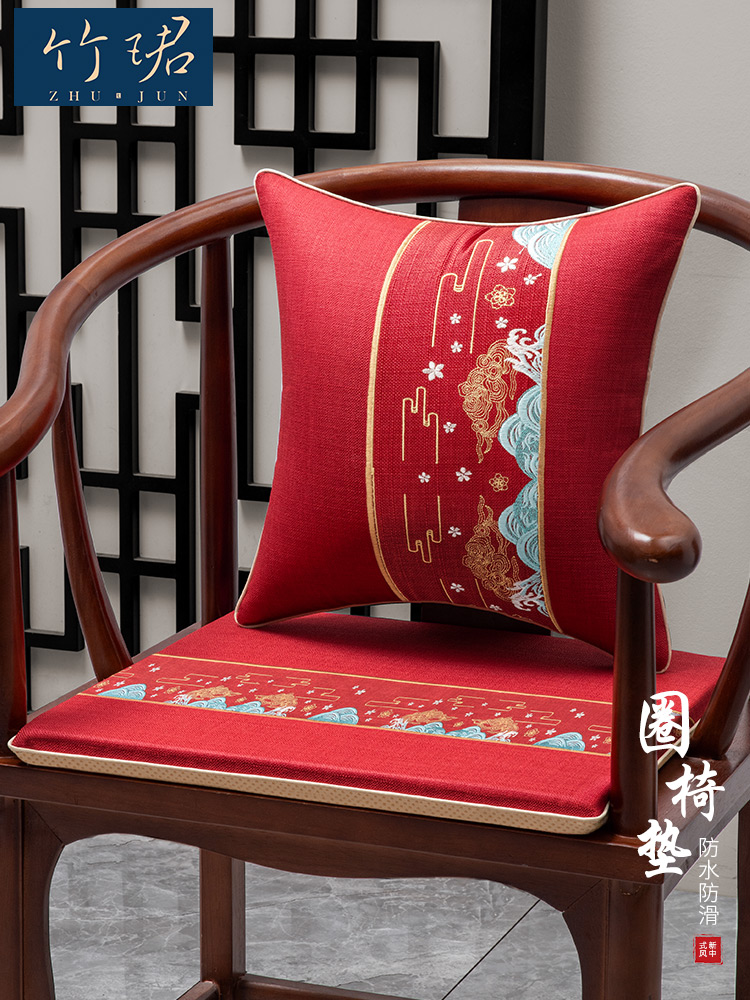 溫潤典雅紅木中式椅墊舒適柔軟的休憩之選