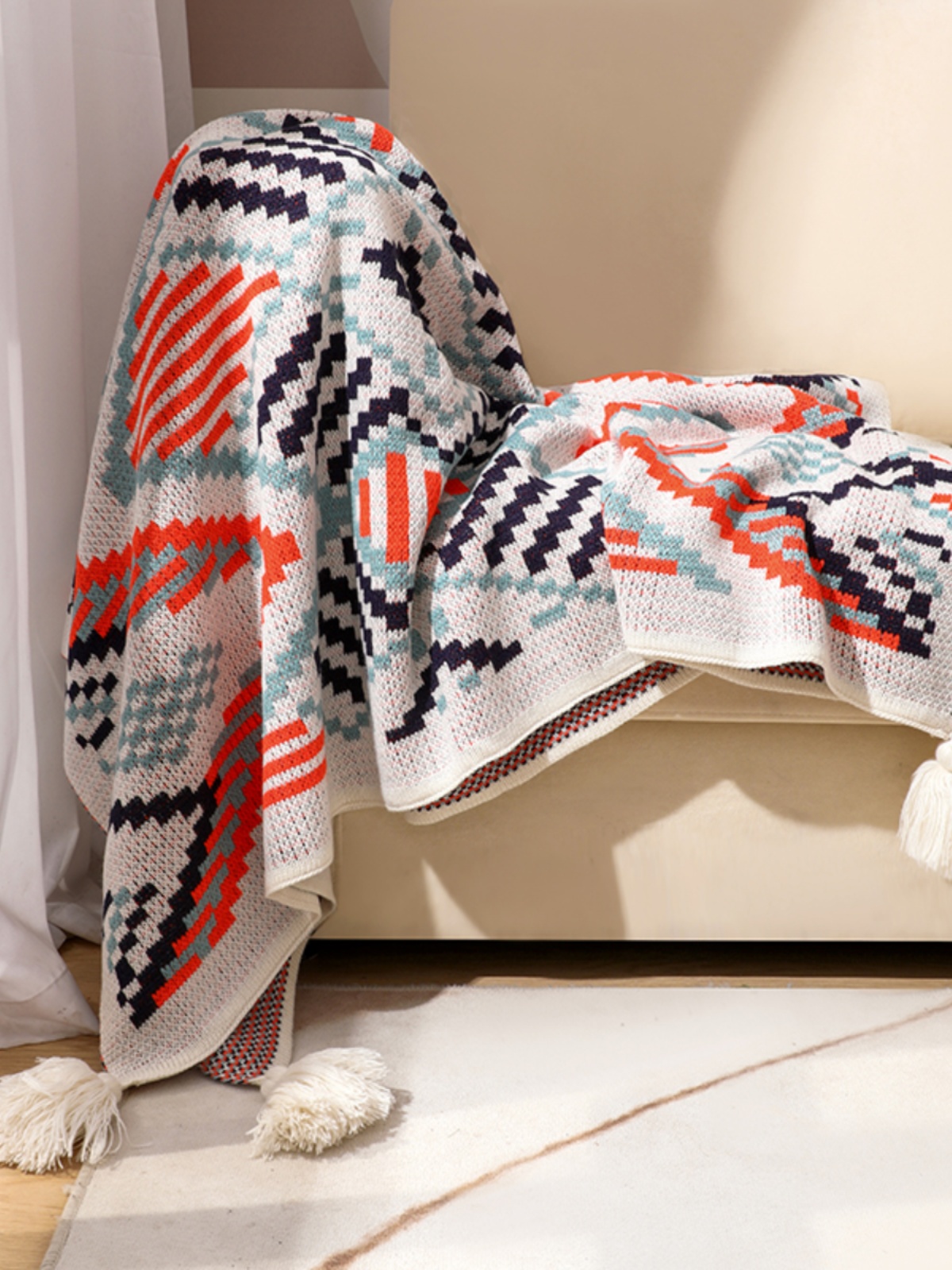 北歐風工廠直供品質毛毯 辦公室空調毯 柔軟舒適單人雙人毯