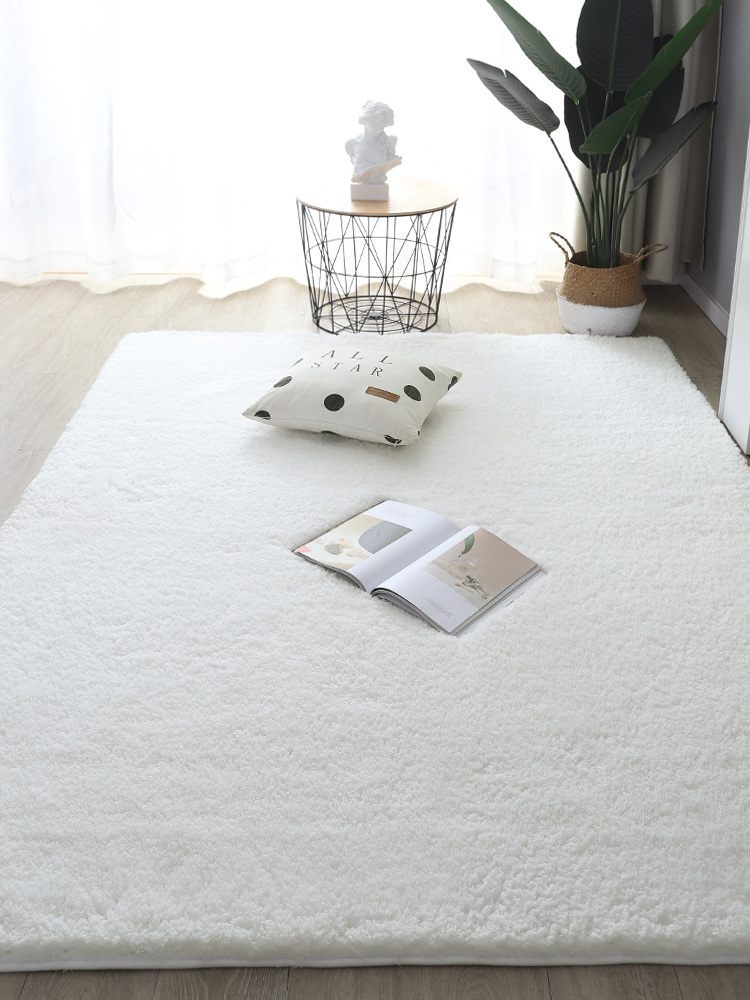 客廳茶几墊臥室ins風床邊毯毛絨地毯現代簡約風格混紡材質可手洗多種顏色尺寸可選