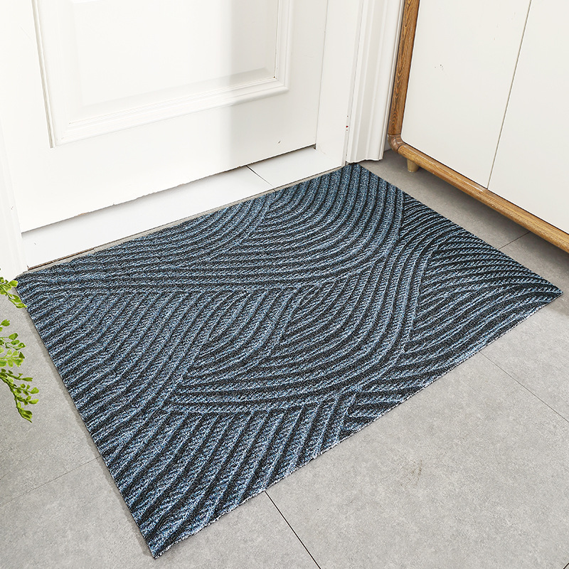 北歐風格地毯 家用PVC門墊 玄關耐磨防滑除塵腳踏墊 (8.3折)