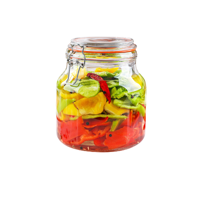 大容量加厚密封玻璃罐醃菜缸泡菜罈子醃製罐家用泡菜容器