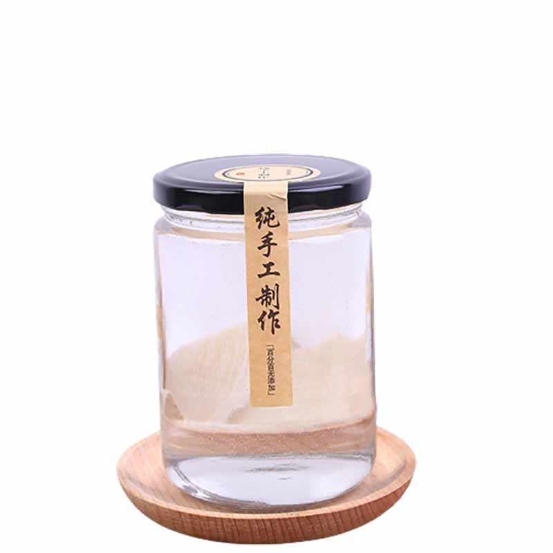 食品級圓形玻璃密封罐子 空瓶 罐頭瓶 牛肉醬 辣椒醬 包裝罐 (2.8折)