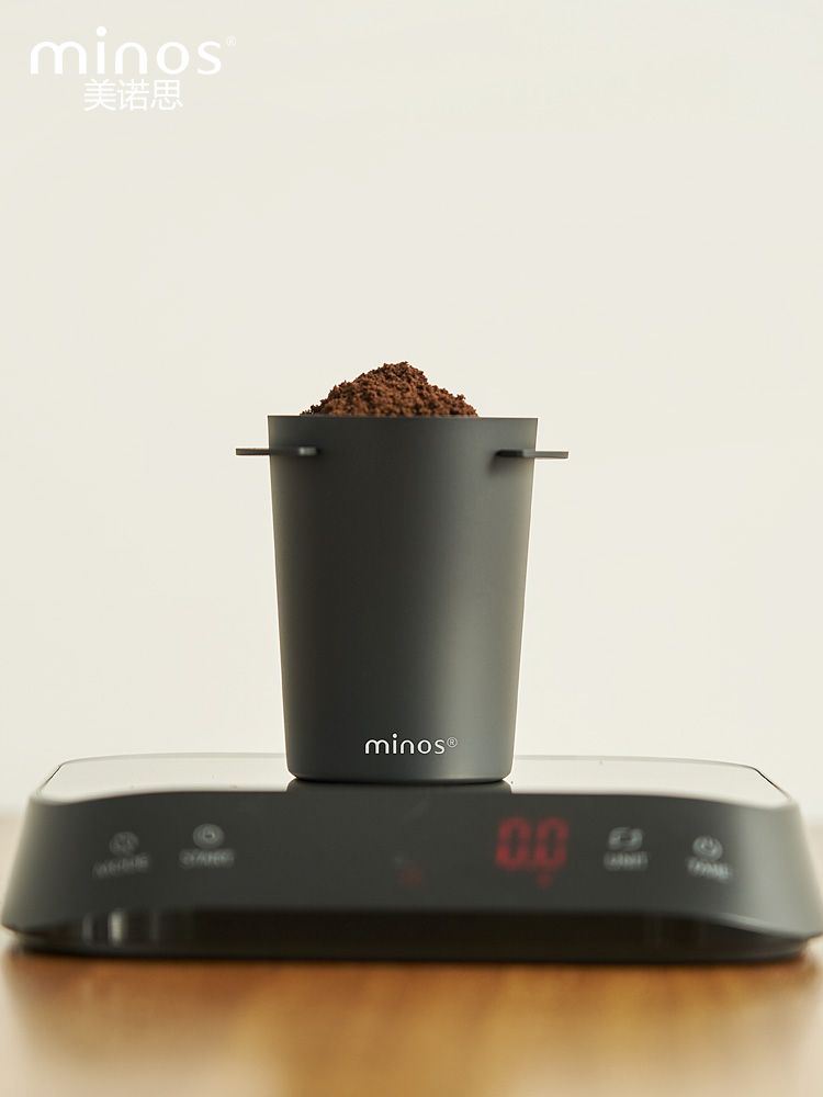 咖啡機磨豆接粉器58mm 不鏽鋼材質 耐磨耐用 咖啡聞香杯 (7.3折)