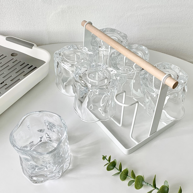 ins網紅北歐風玻璃杯 現代簡約客廳冷水壺喝水杯子