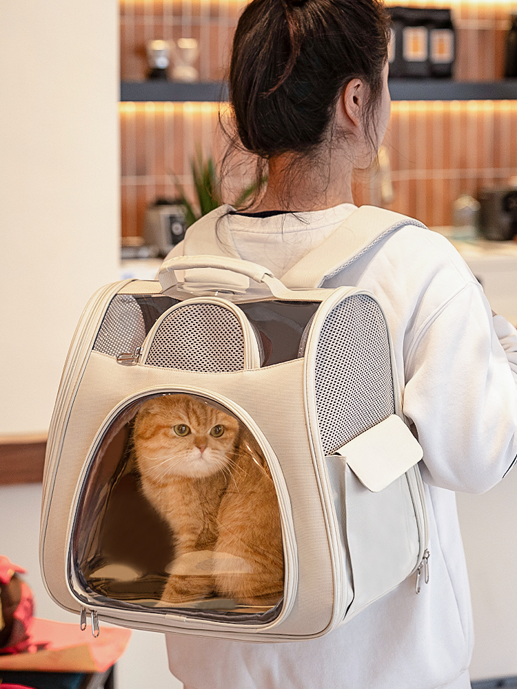 貓包大容量外出便攜雙肩書包寵物背包貓籠防應激狗狗外出背包用品