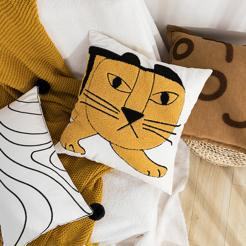 超萌貓咪卡通抱枕沙發客廳兒童臥室皆可使用