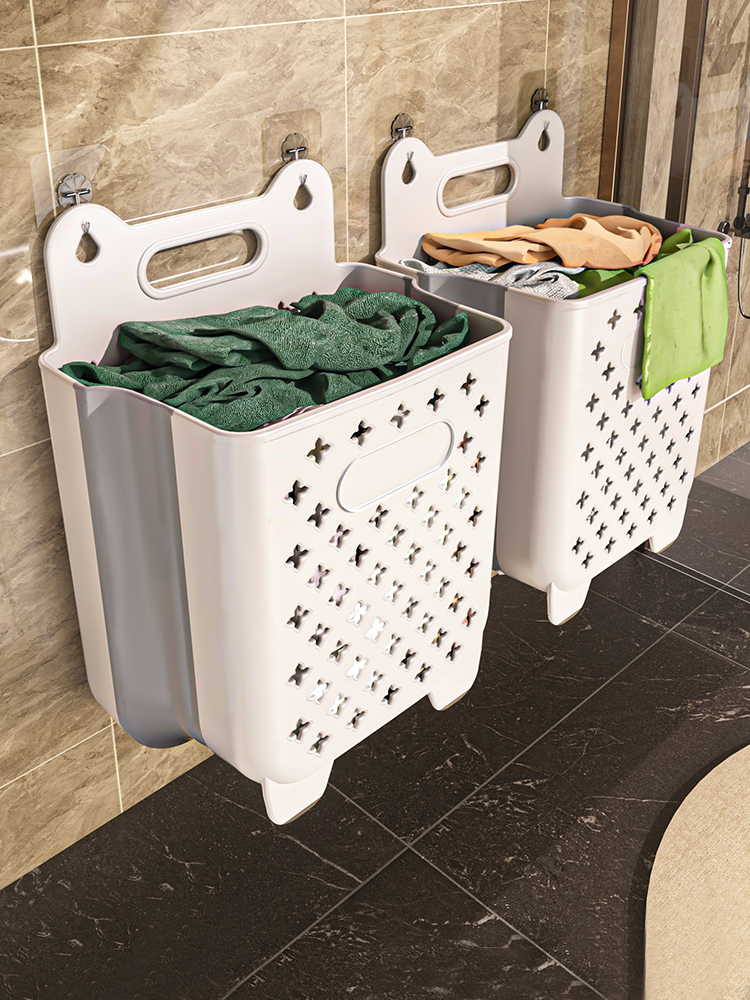 超大容量髒衣收納籃壁掛式可摺疊放髒衣服桶家用浴室洗衣籃