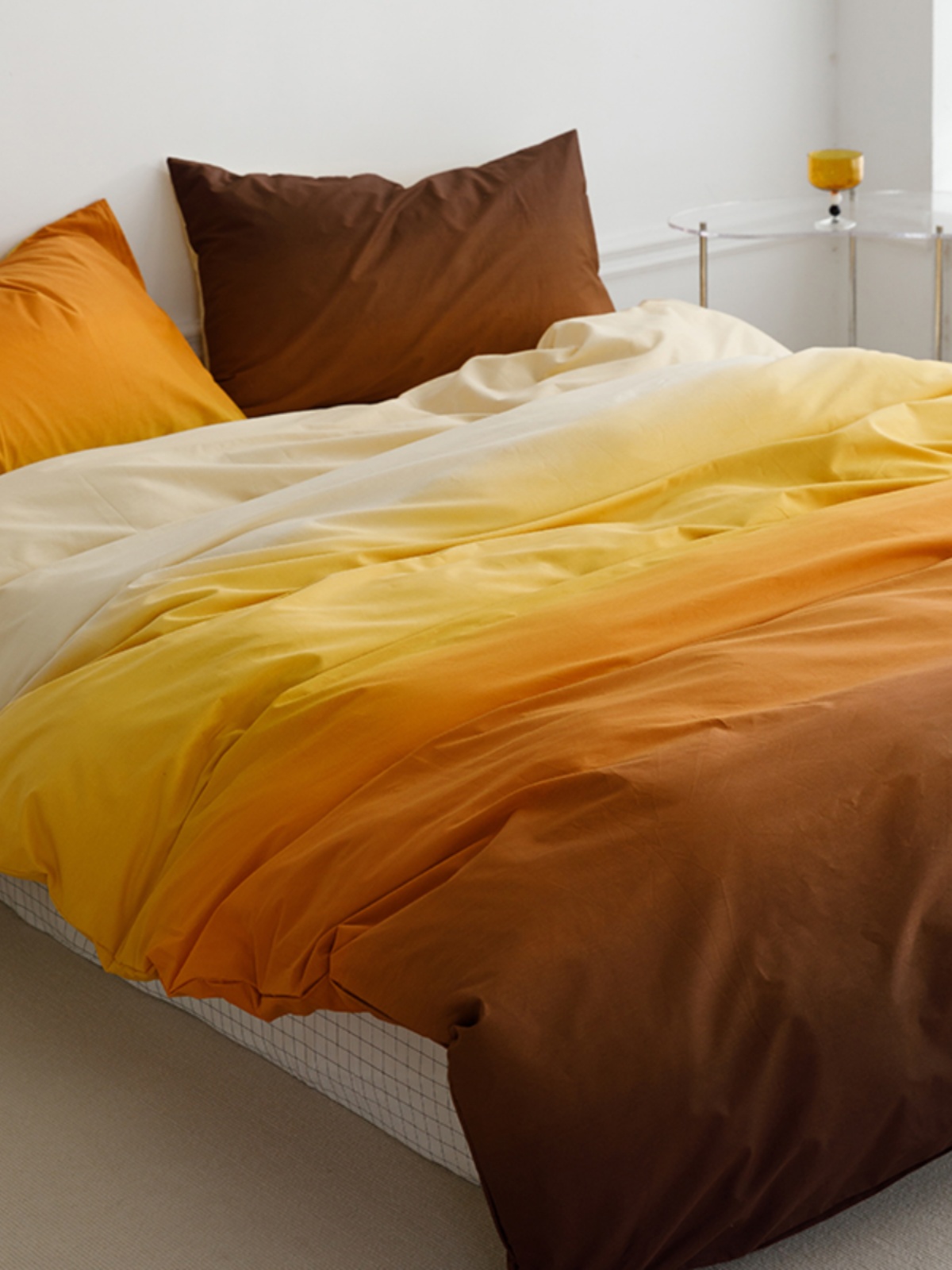 簡約風格純棉四件套親膚舒適多種尺寸顏色可選適合單人床或宿舍使用
