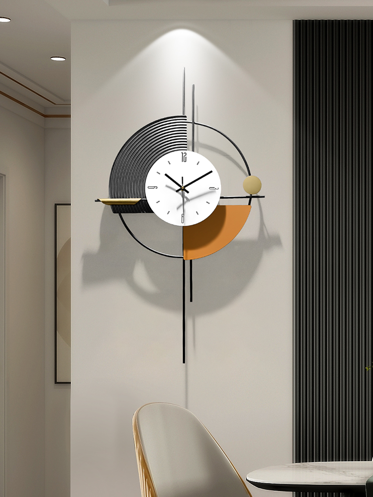 風格金屬掛鐘 歐哥華fn37011簡約現代客廳家用時鐘