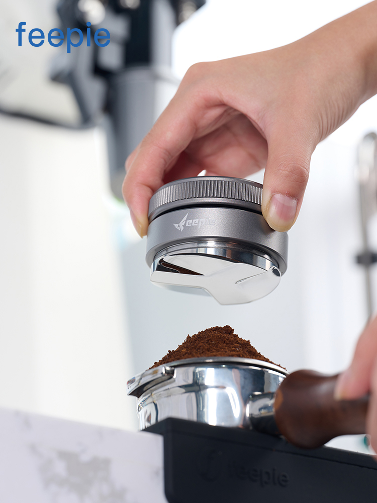 復古風格咖啡粉布粉器壓粉器51535835mm可調節填壓器咖啡器具 (8.3折)