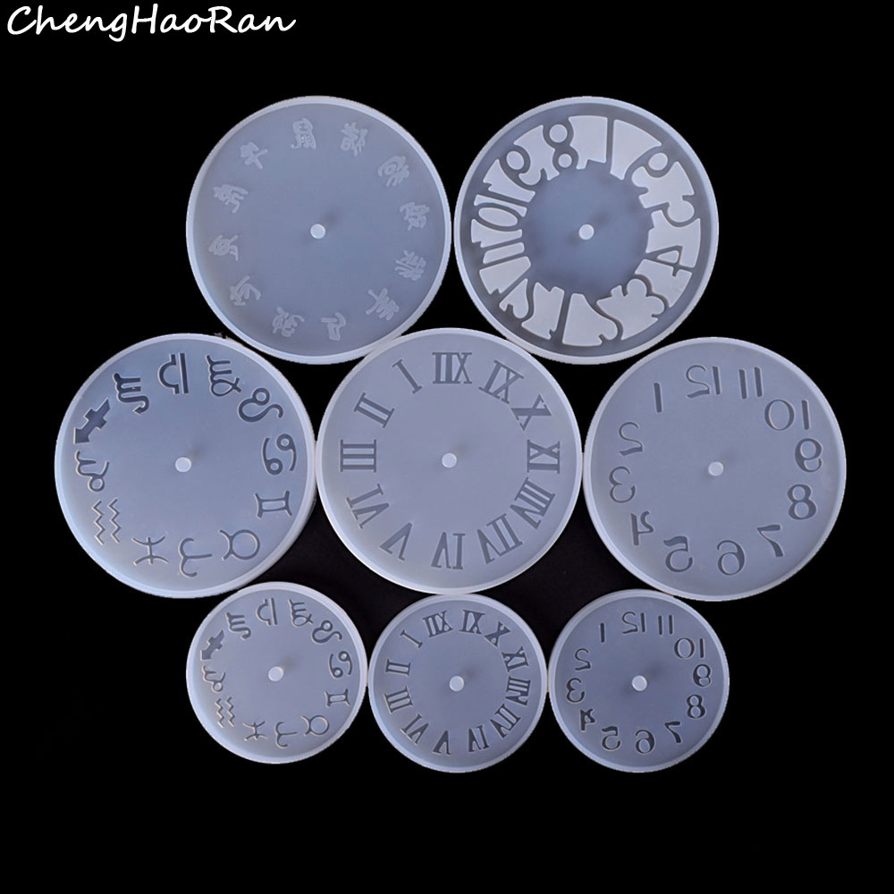 水晶滴膠DIY時鐘錶盤鏡面滴膠模組打造歐式風格裝飾擺件適用於餐廳等空間 (5.9折)