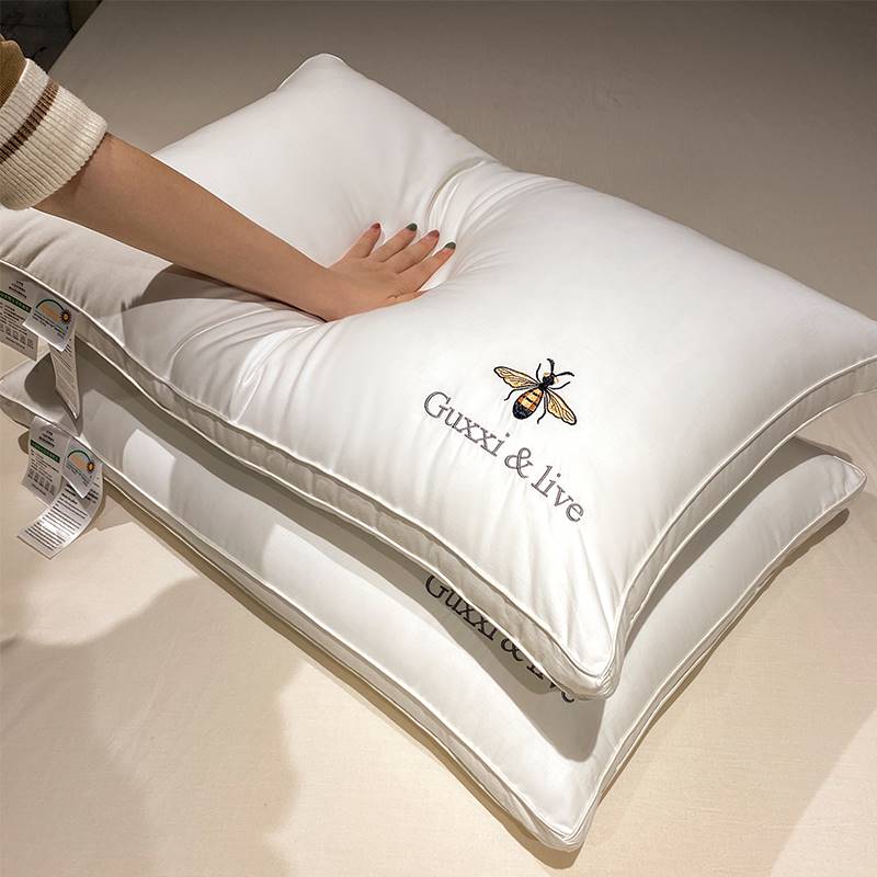 抗菌全棉枕芯一對裝舒適透氣呵護頸椎提升睡眠品質