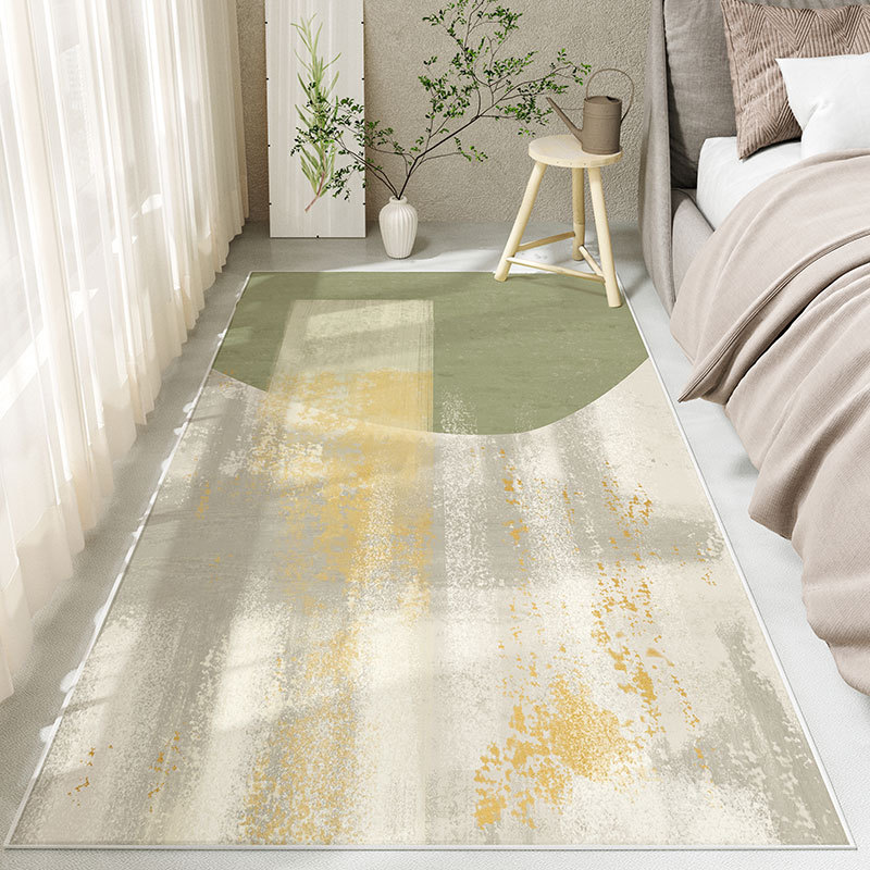 現代簡約風格防滑地毯讓臥室更溫馨舒適