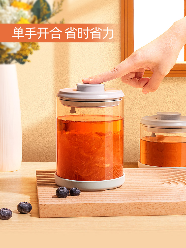 北歐風小清新玻璃密封罐蜂蜜專用瓶蜂巢造型密封保鮮家用蜂蜜罐子