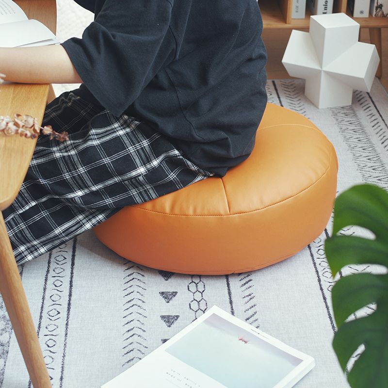 日式風格 簡約皮革 獨立站懶人沙發 保健坐墊 舒適久坐 不易塌陷