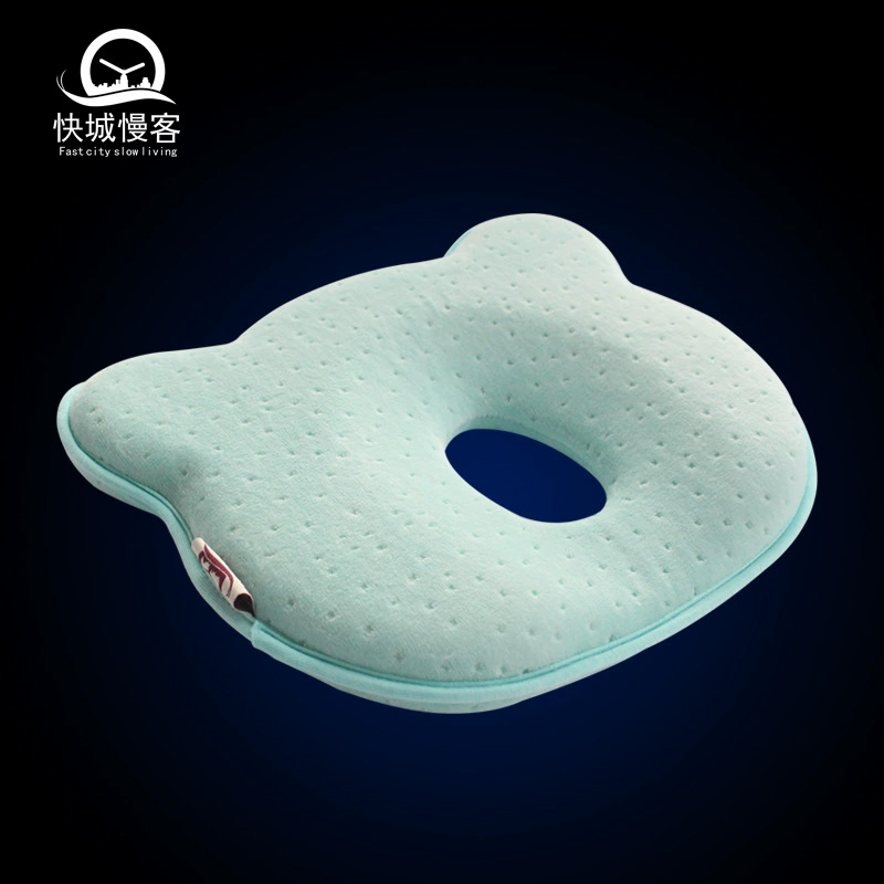 幼兒防偏頭枕頭新生兒定型枕頭兒童矯正枕芯保護寶寶頭型