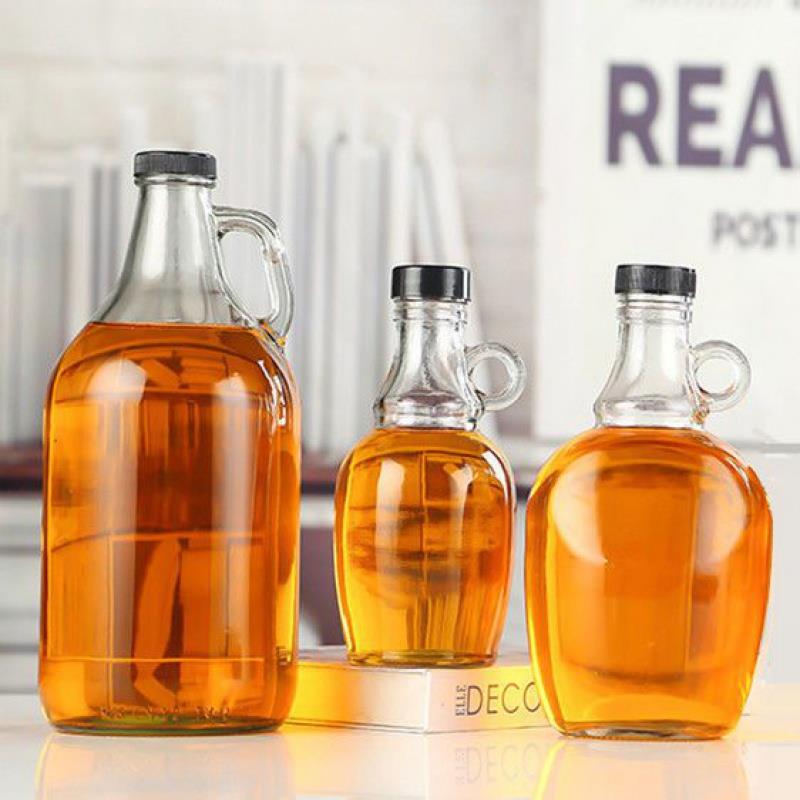 日式玻璃油罐家用大容量花生油桶泡酒瓶防漏油壺儲油 (4.4折)