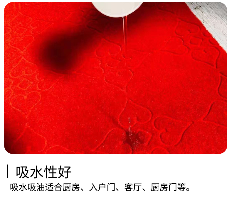 中國風紅地毯門口加厚防滑地墊商用樓梯走廊墊定製