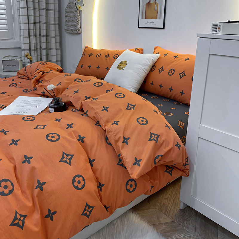 北歐風100純棉床單四件套風格簡約舒適保暖適合1520m床