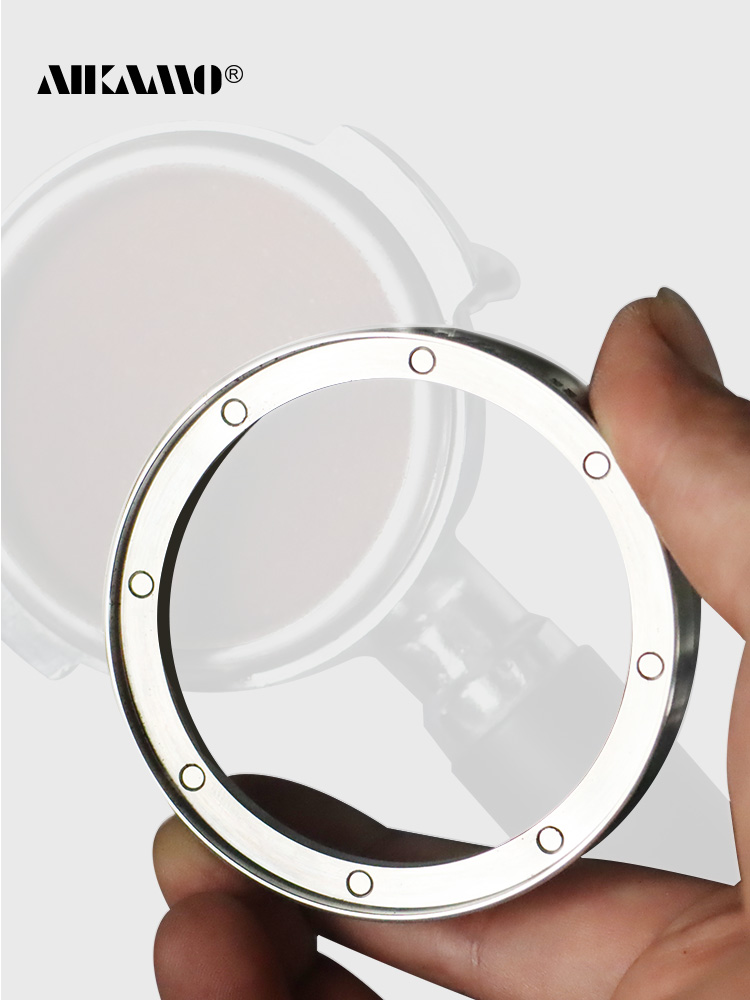 質感防飛粉圈磁吸接粉環咖啡接粉器不鏽鋼58mm (8.3折)