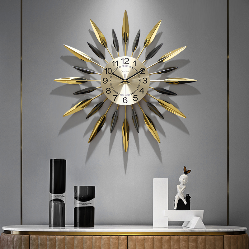 北歐簡約掛鐘 裝飾藝術客廳掛錶 時髦創意掛牆時鐘