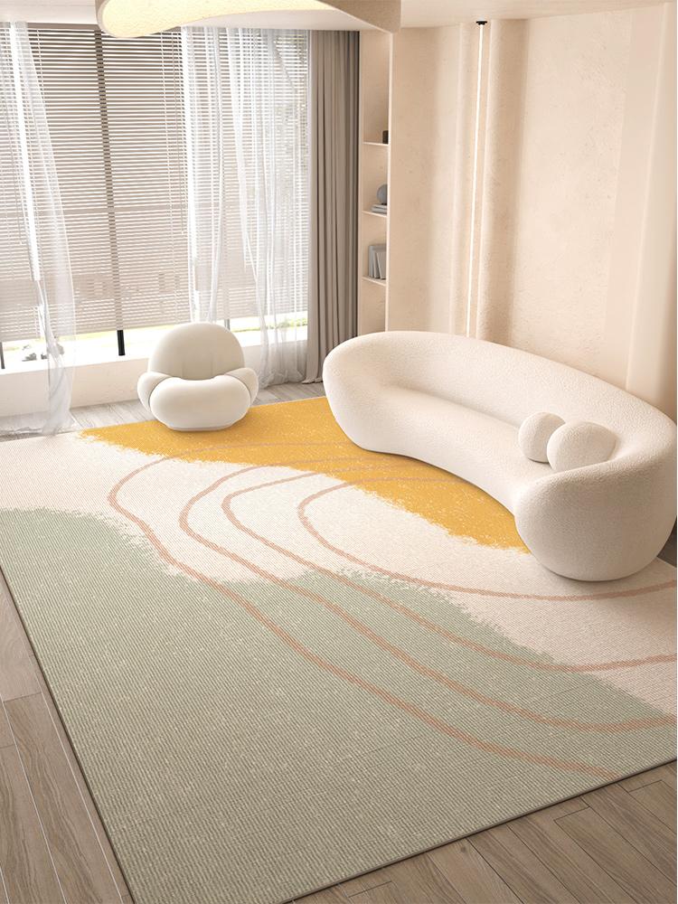 日式客廳臥室床邊地毯ins風簡約現代風格地墊