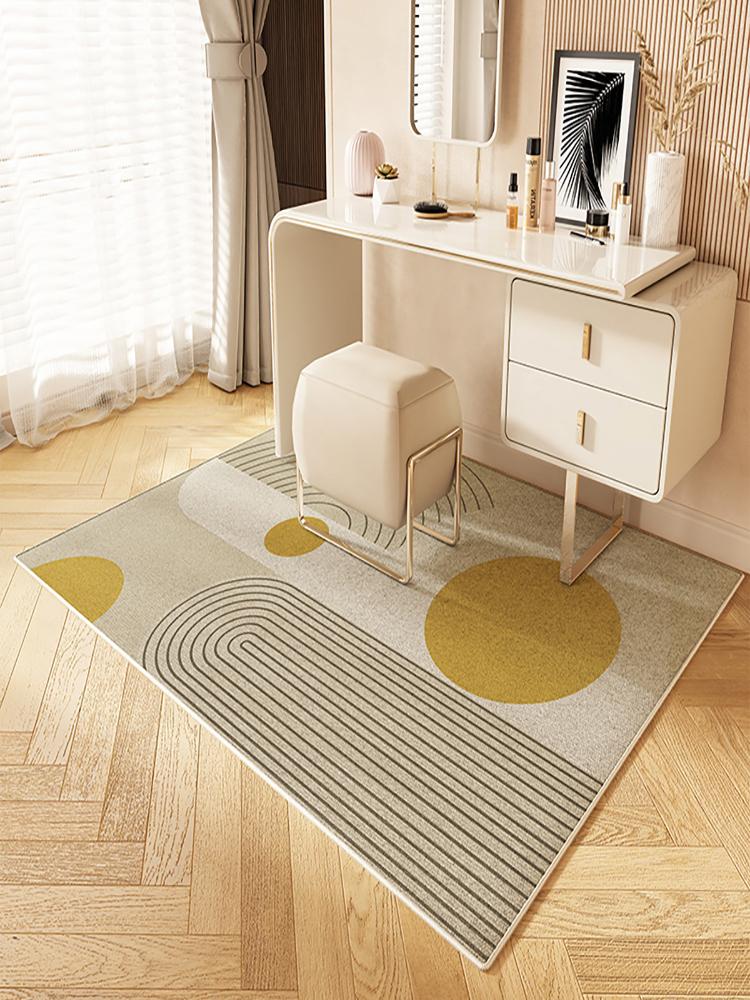 侘寂風防滑地毯裝點家居風格打造舒適臥室空間