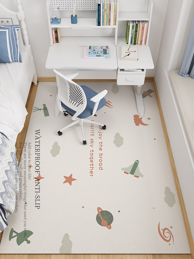 兒童地毯閱讀區臥室床邊毯可裁剪陪伴兒童成長的玩伴
