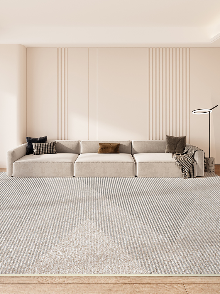 客廳地毯茶几毯 可擦免洗地墊 臥室書房高級感風格