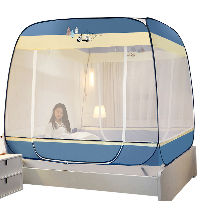 超大空間蒙古包蚊帳 免安裝 防摔 可摺疊 雙門