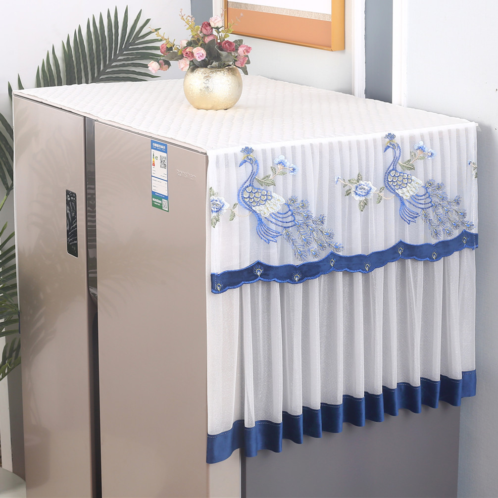 新款冰箱蓋佈防塵佈簡約家用單雙開門冰箱遮灰蓋巾防水油防塵罩套