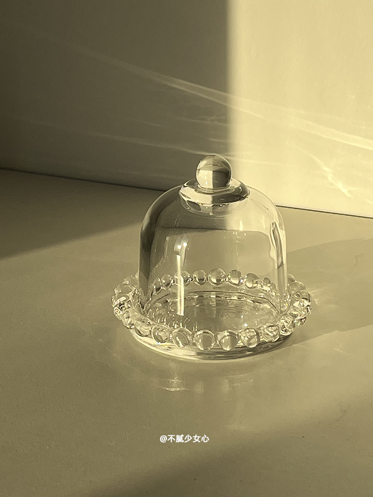 玻璃託盤飾品盒簡約現代風格收納珠寶首飾項鍊戒指手鐲 (8.3折)