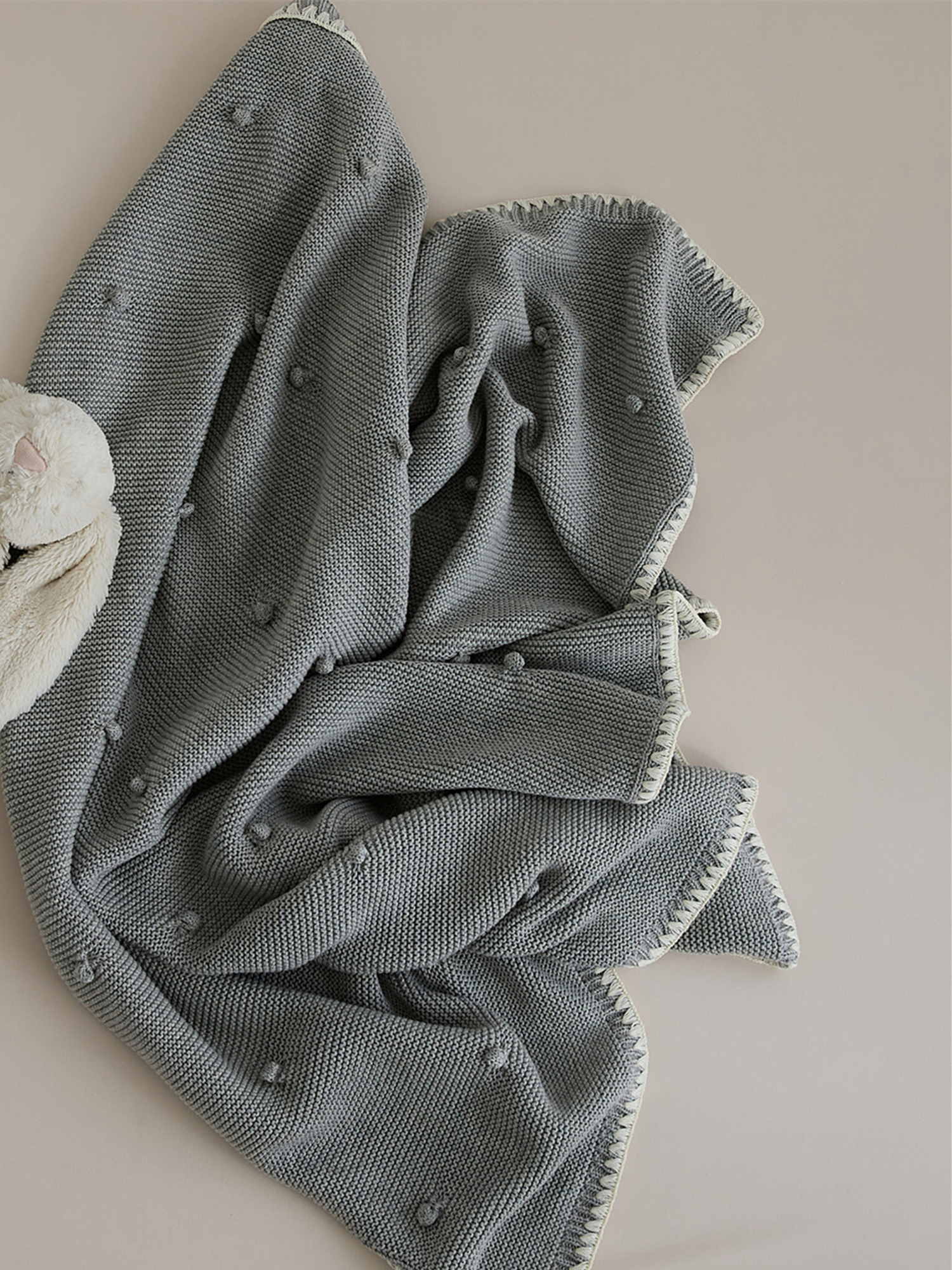 北歐小毛毯薄款四季通用多功能助眠棉質毛毯單人織毛毯