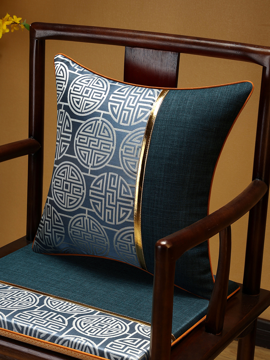 新中式風格抱枕中式客廳紅木沙發靠枕臥室床上大靠背靠墊