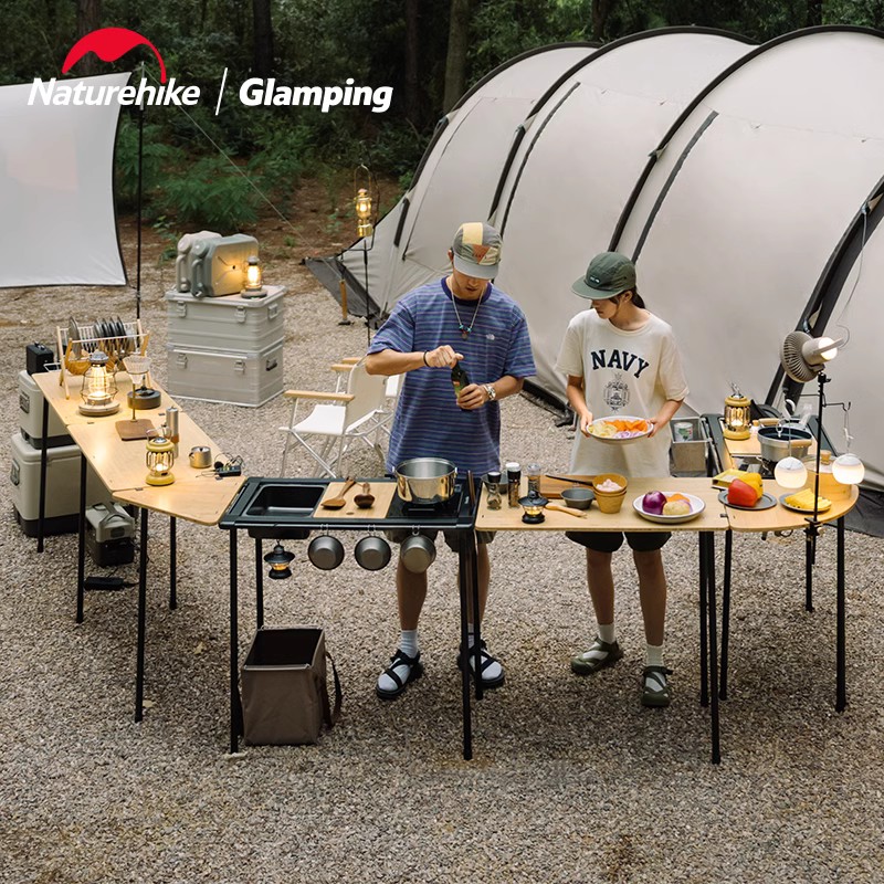 Naturehike挪客四種材質IGT模塊化桌 露營野營自駕遊戶外桌子