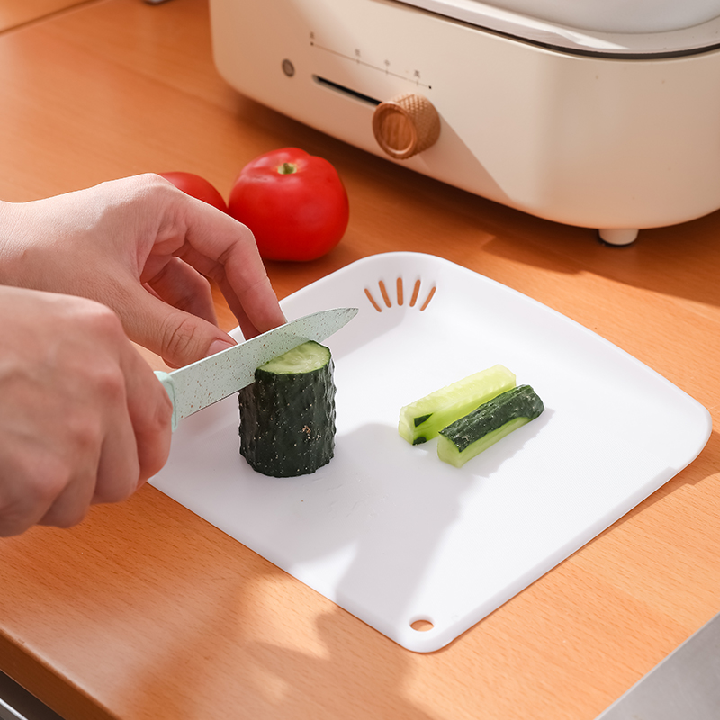 日式抗菌防黴防滑菜板 加厚塑料廚房切菜板宿舍迷你砧板