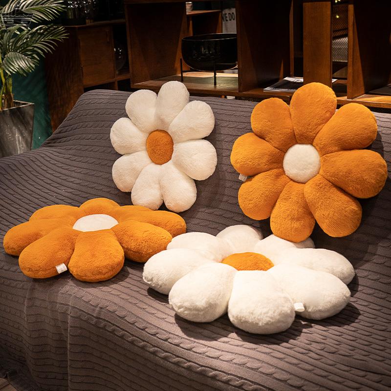 精緻可愛太陽花抱枕裝飾客廳床頭飄窗抱枕靠墊