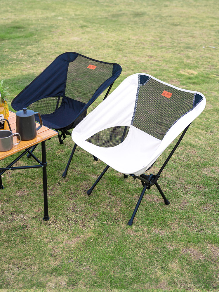 月亮椅露營椅釣魚小凳子精緻露營戶外摺疊椅便攜式超輕 (4.2折)